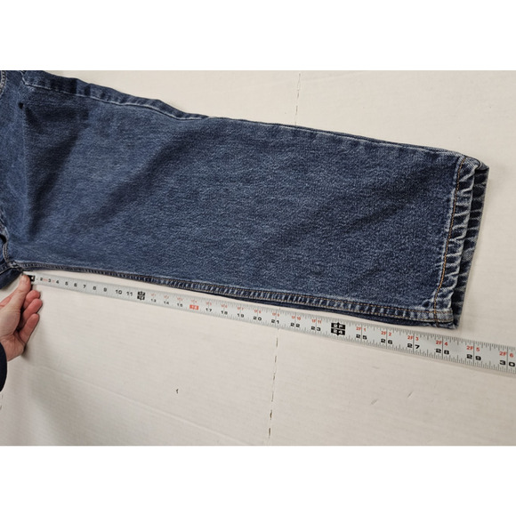 Vintage Levi's 550 Relaxed Fit Tapered Leg Jeans Women's Size 20 Short USA MADE - Picture 8 of 11